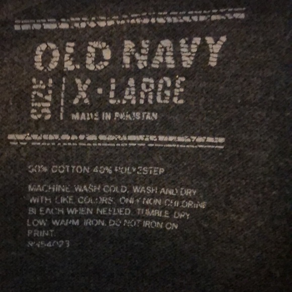 Old Navy Grey 33 Three Button Polo - Picture 4 of 5